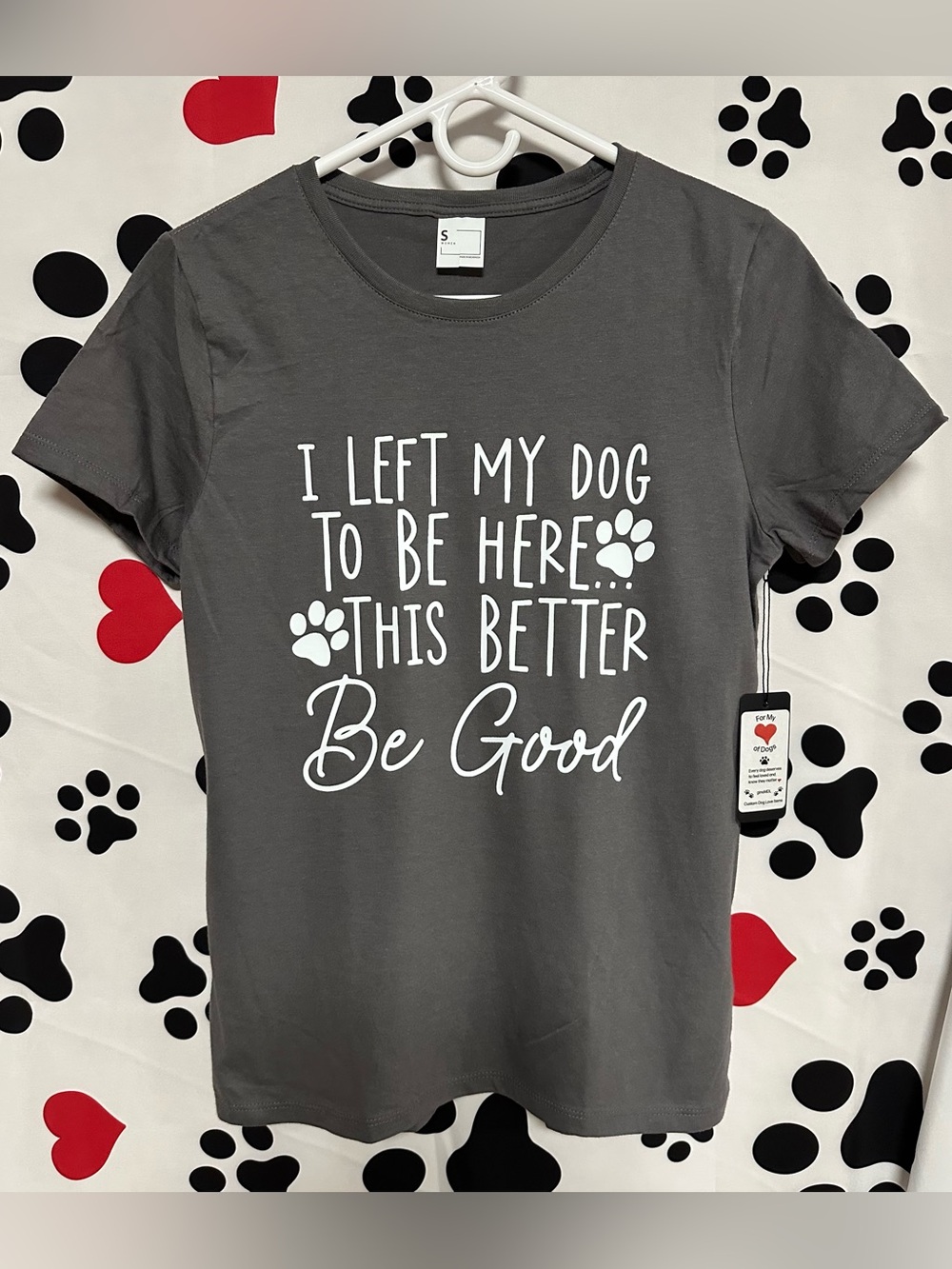 Dog Graphic Crewneck Tee - NWT/NIP